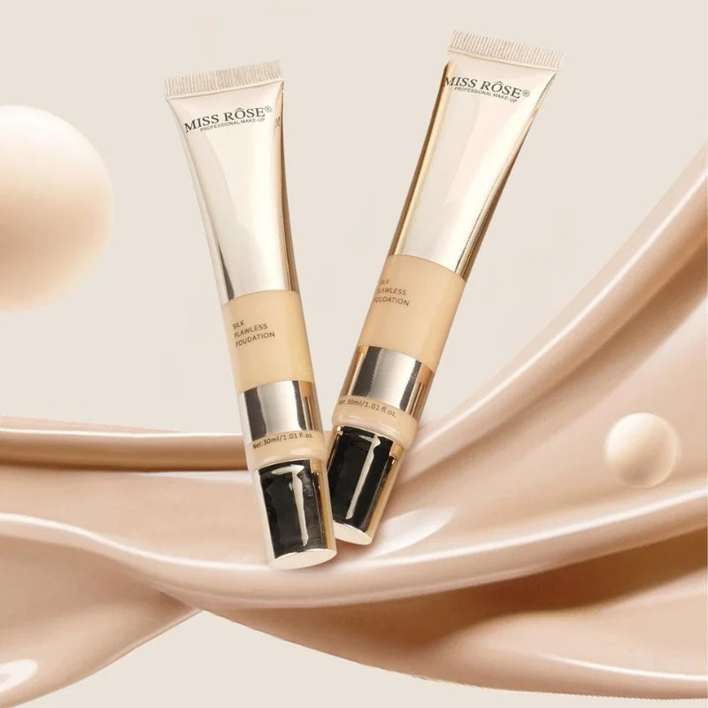 Fair | Miss Rose Silk Flawless Foundation | Long-Lasting Lightweight Liquid Foundation with Natural Radiant Finish