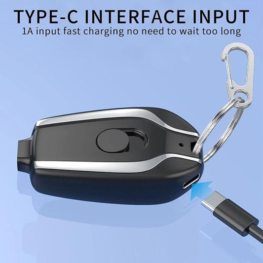 Mini Keychain Power Bank | Ultra-Compact 1500mAh Emergency Charger for Phones & Gadgets