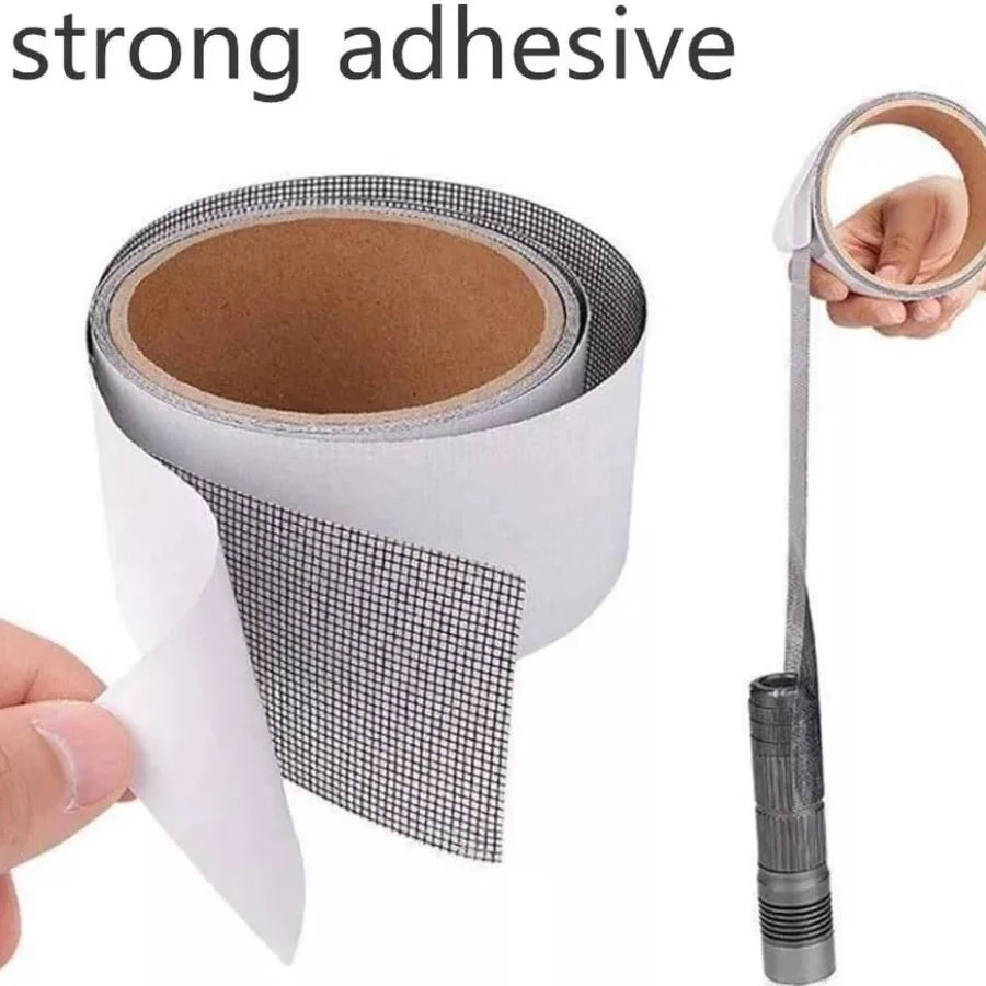 Mesh Roll Tape | Self-Adhesive Window Screen Repair Patch | 3M Anti-Insect Fiberglass
