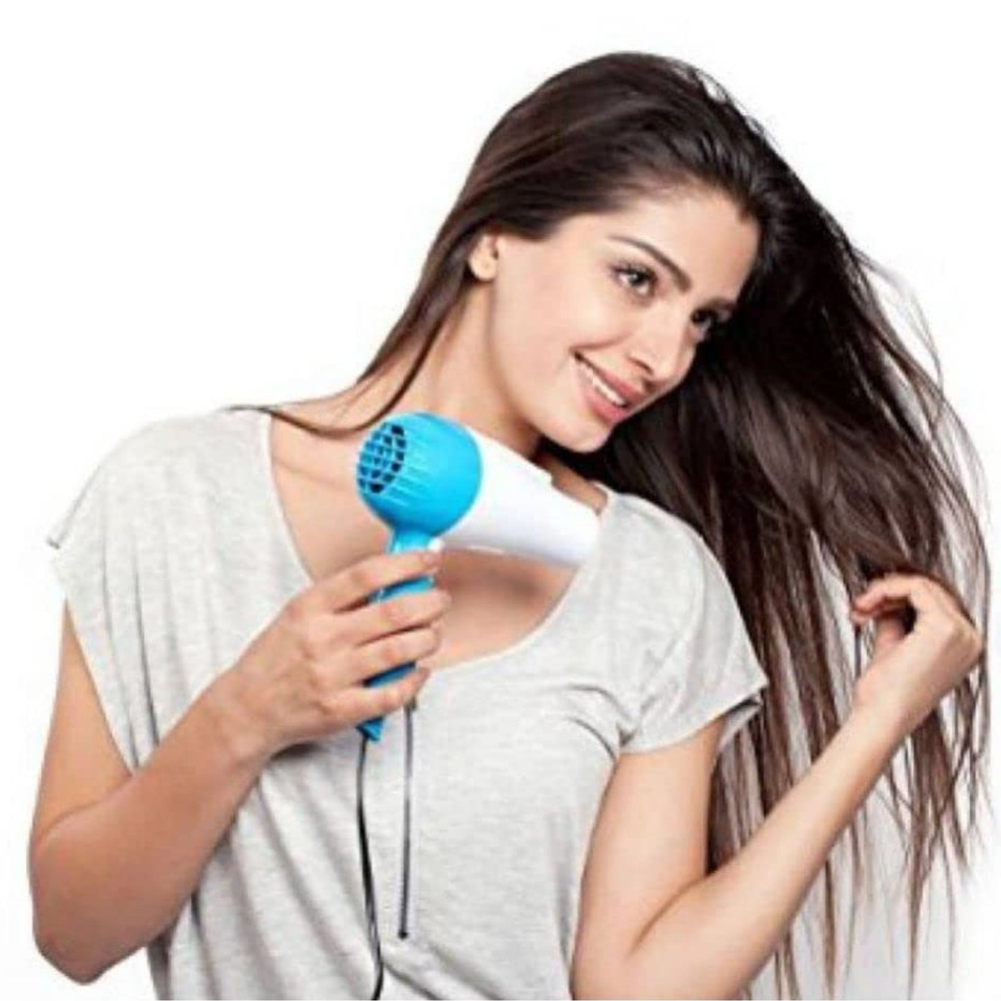 Nova NV-1290 Foldable Hair Dryer | 1000W Hot Air Styling & Quick Drying Machine